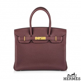 Hermés Birkin 30 Togo Bordeaux GHW Hermés Birkin 30 Togo Bordeaux GHW